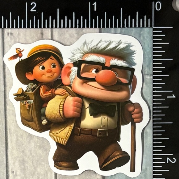 ๐10/$10๐ Disney Pixar Up Reusable Waterproof Vinyl Sticker Decal - Picture 1 of 1
